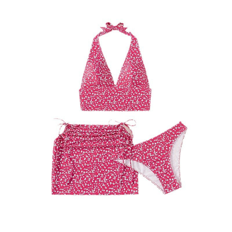 Damen Crop-Top Bikini mit tiefem V-Ausschnitt Echo Archiv