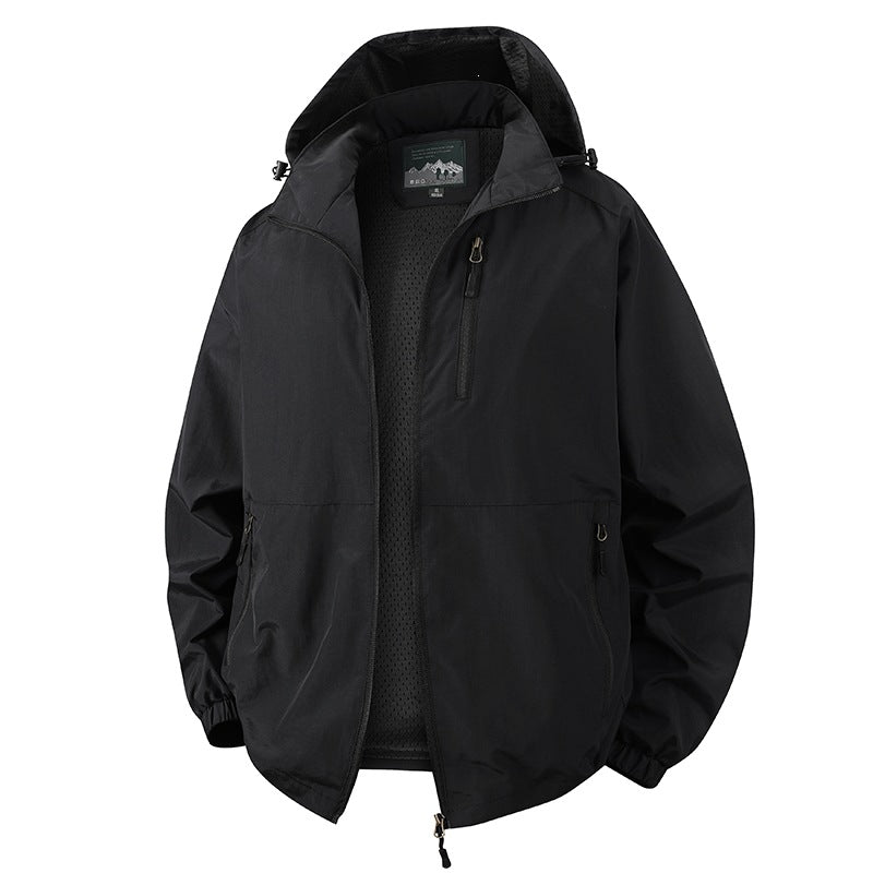 Herren Leichte Winddichte Outdoorjacke Echo Archiv