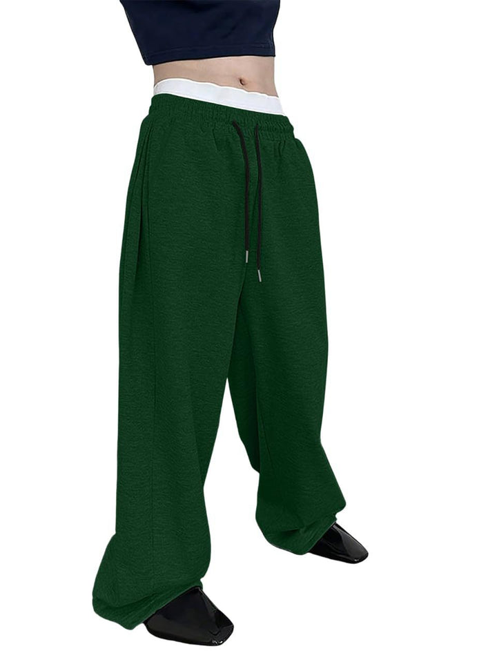 Unisex weite Sweatpants mit elastischem Bund, breitem Bein, Kordelzug und verdeckten Seitentaschen Echo Archiv