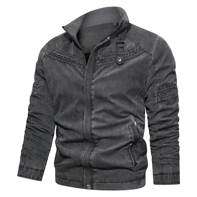 Herren strapazierfähige Übergangsjacke mit hochwertiger Steppung und praktischen Reißverschlusstaschen Echoarchiv