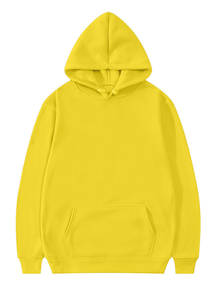 Unisex Oversized Kapuzenpullover aus schwerer Baumwollmischung mit Kängurutasche und gerippten Bündchen Echoarchiv