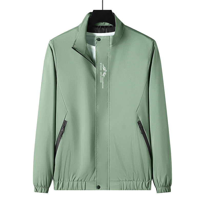Herren Leichte Sportjacke mit hohem Kragen Echo Archiv