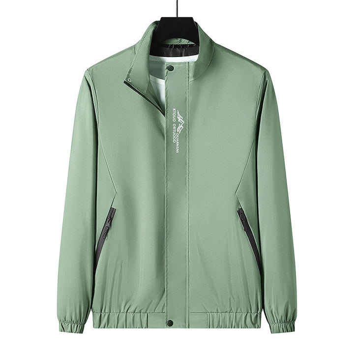 Herren Leichte Sportjacke mit hohem Kragen Echo Archiv