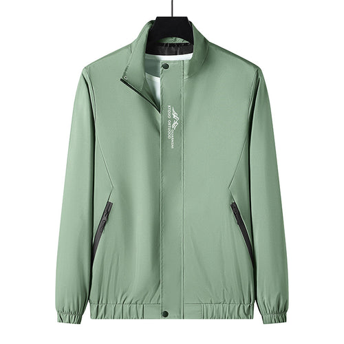 Herren Leichte Sportjacke mit hohem Kragen Echo Archiv