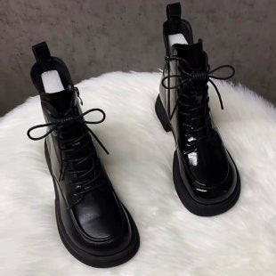 Damen Modische und bequeme High-Top Boots – Lioré