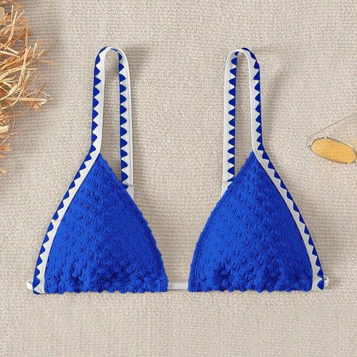Damen Triangel-Bikini mit strukturiertem Material Echo Archiv