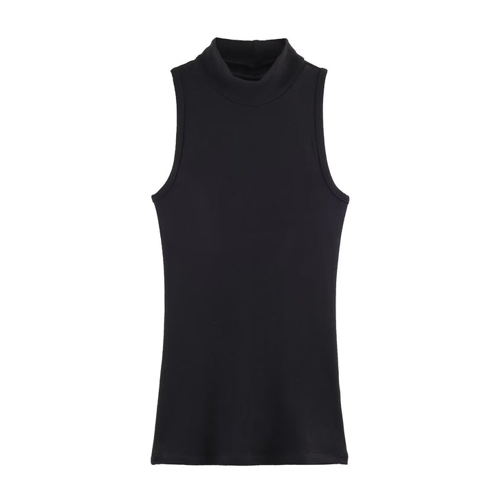 Damen Rollkragen-Tanktop aus weichem Stretch-Material Echo Archiv