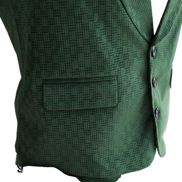 Herren elegante Anzugweste mit strukturiertem Design Echoarchiv