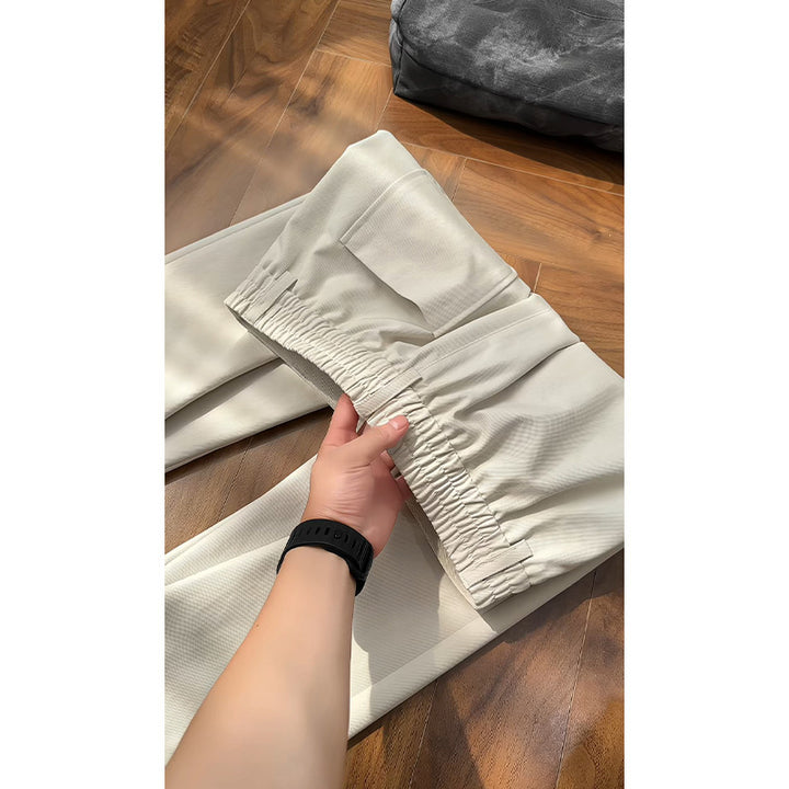 Damen Elegante und weit geschnittene Stoffhose Echo Archiv