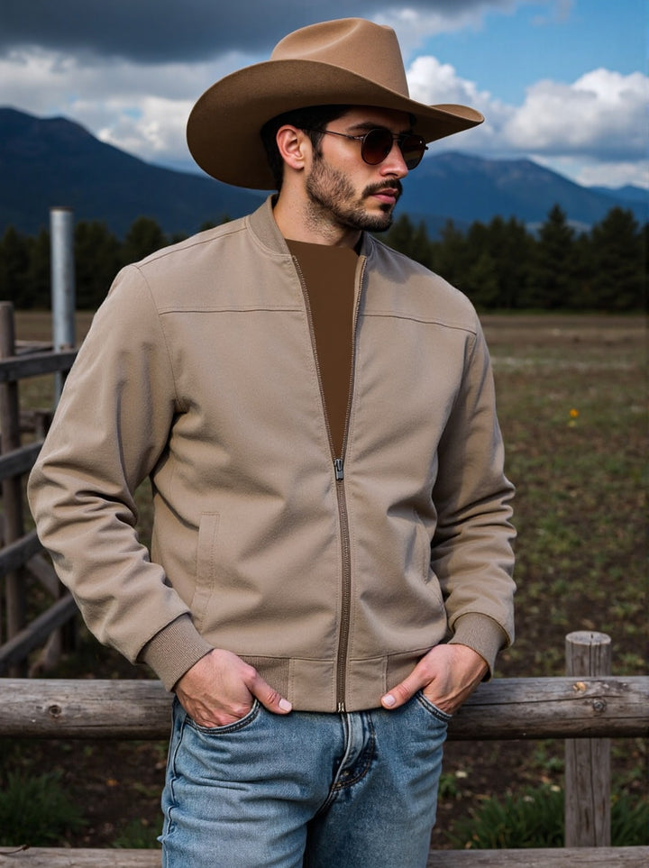Herren sportliche Bomberjacke mit eleganten Details Echoarchiv