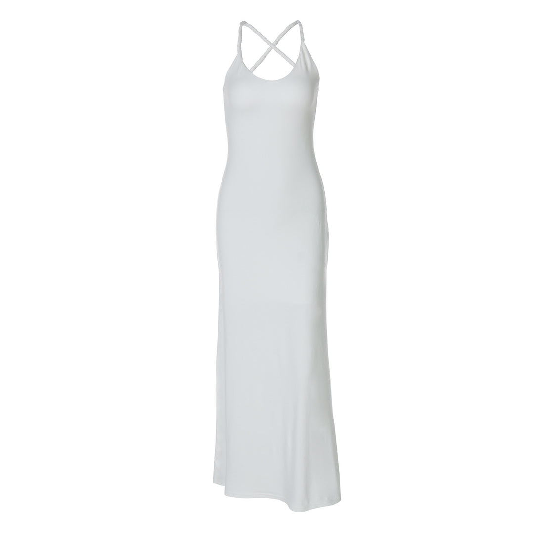 Damen Elegantes Maxikleid mit raffiniertem Schnitt Echo Archiv