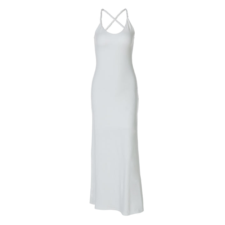 Damen Elegantes Maxikleid mit raffiniertem Schnitt Echo Archiv