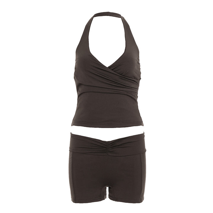 Damen sportliches Bikini-Set mit stylischem Schnitt und verstellbaren Trägern Echo Archiv