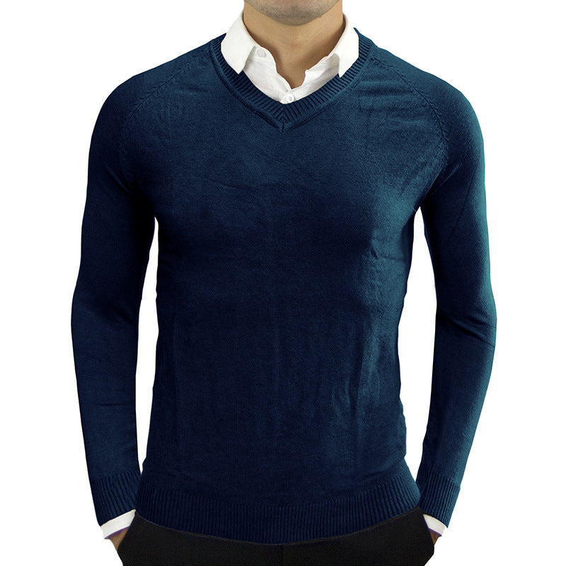 Herren V-Ausschnitt Pullover Echoarchiv
