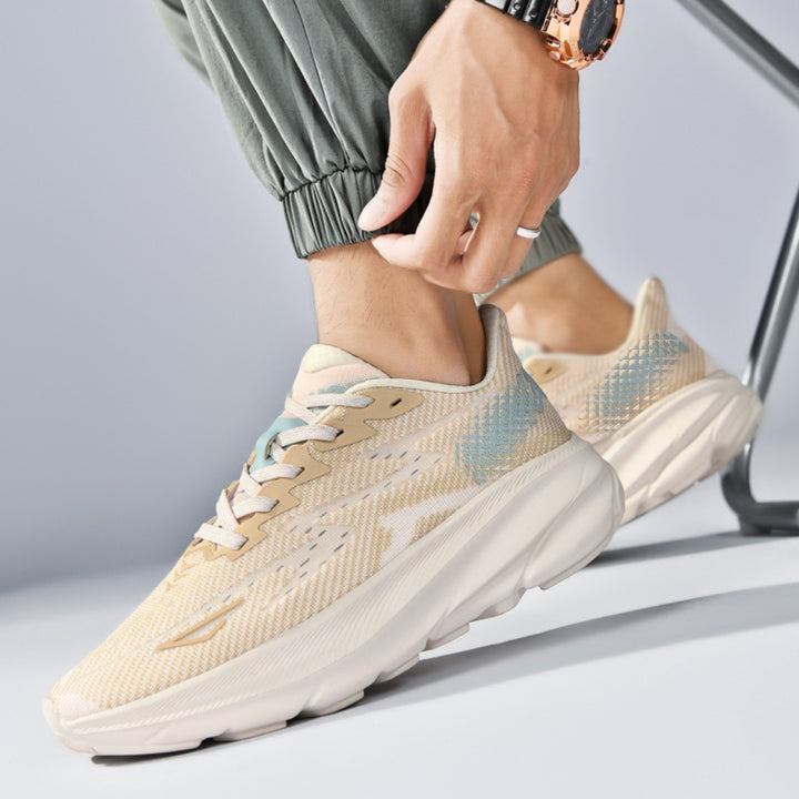 Unisex leichte Straßen-Trainingsschuhe mit gewebtem Performance-Obermaterial und dämpfender Dual-Layer-Zwischensohle – Tavélo