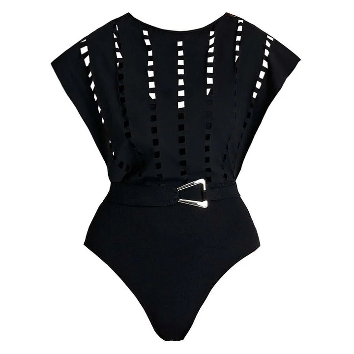 Damen Badeanzug mit elegantem Schnitt und modischen Details Echo Archiv