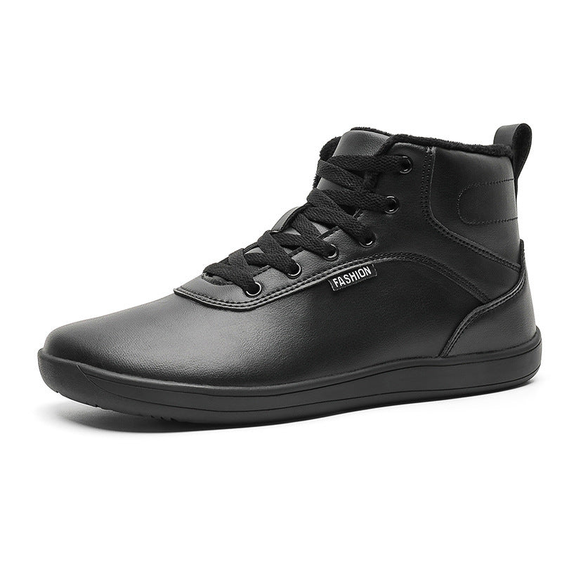 Herren nan knöchelhoher Freizeit-Sneaker mit warmem Plüschfutter, gepolsterter Innensohle und rutschfester Gummilaufsohle Echo Archiv