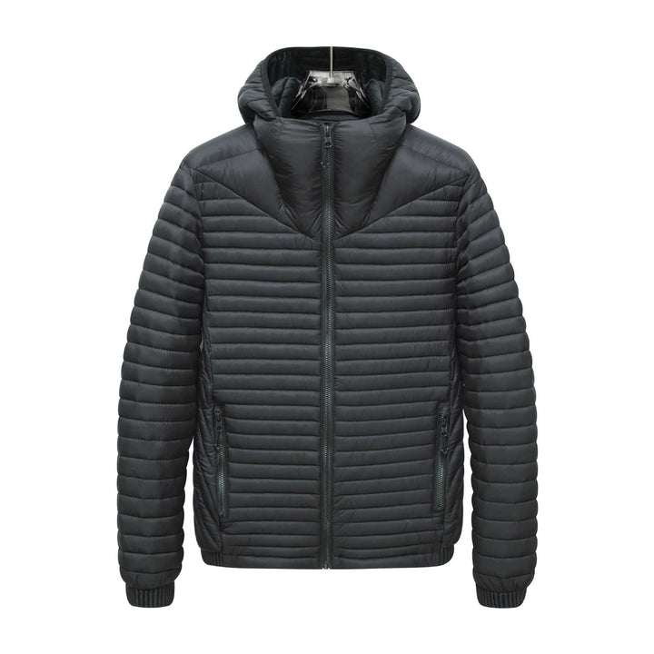 Herren Leichte Steppjacke mit Kapuze Echo Archiv
