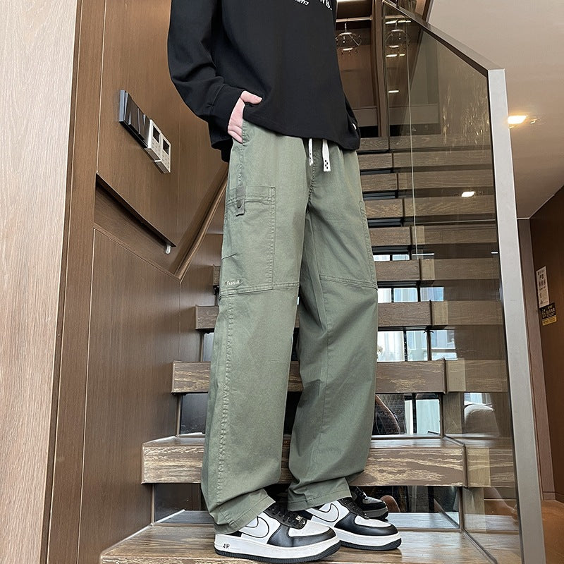 Herren Weite Cargo-Hose mit Thermofutter, Kordelbund & Utility-Taschen Echoarchiv