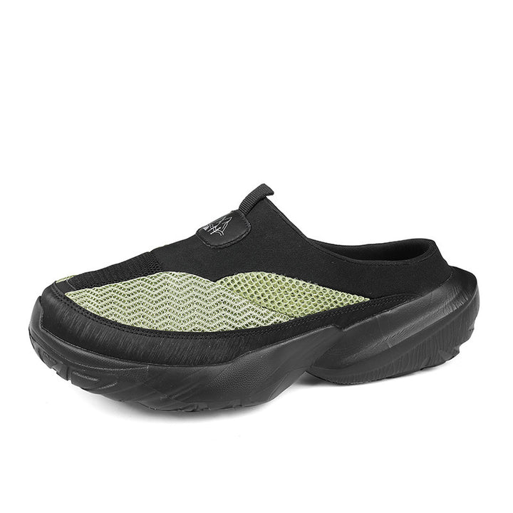 Unisex Slip-On Clog-Sneaker mit dicker Profilsohle und atmungsaktivem Mesh-Oberschuh Echoarchiv