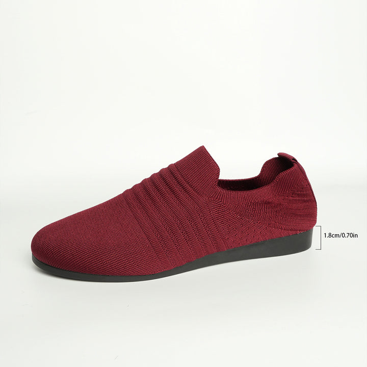 Herren nan atmungsaktiver Strick-Slip-On Sneaker mit elastischem Einstieg und gepolstertem Komfortfußbett Echo Archiv