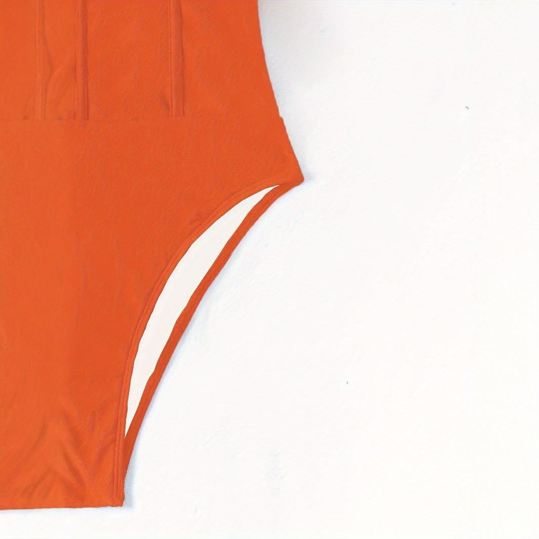 Damen Einteiler Badeanzug mit elegantem Schnitt Echo Archiv