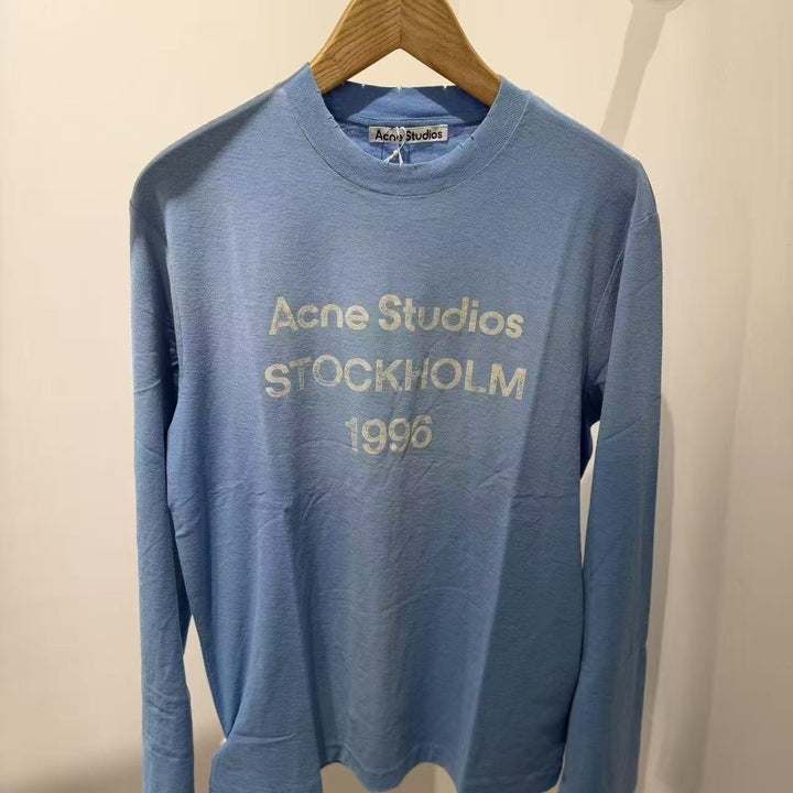 Herren Langarm-Shirt mit Logo‑Print und Rundhalsausschnitt Echo Archiv