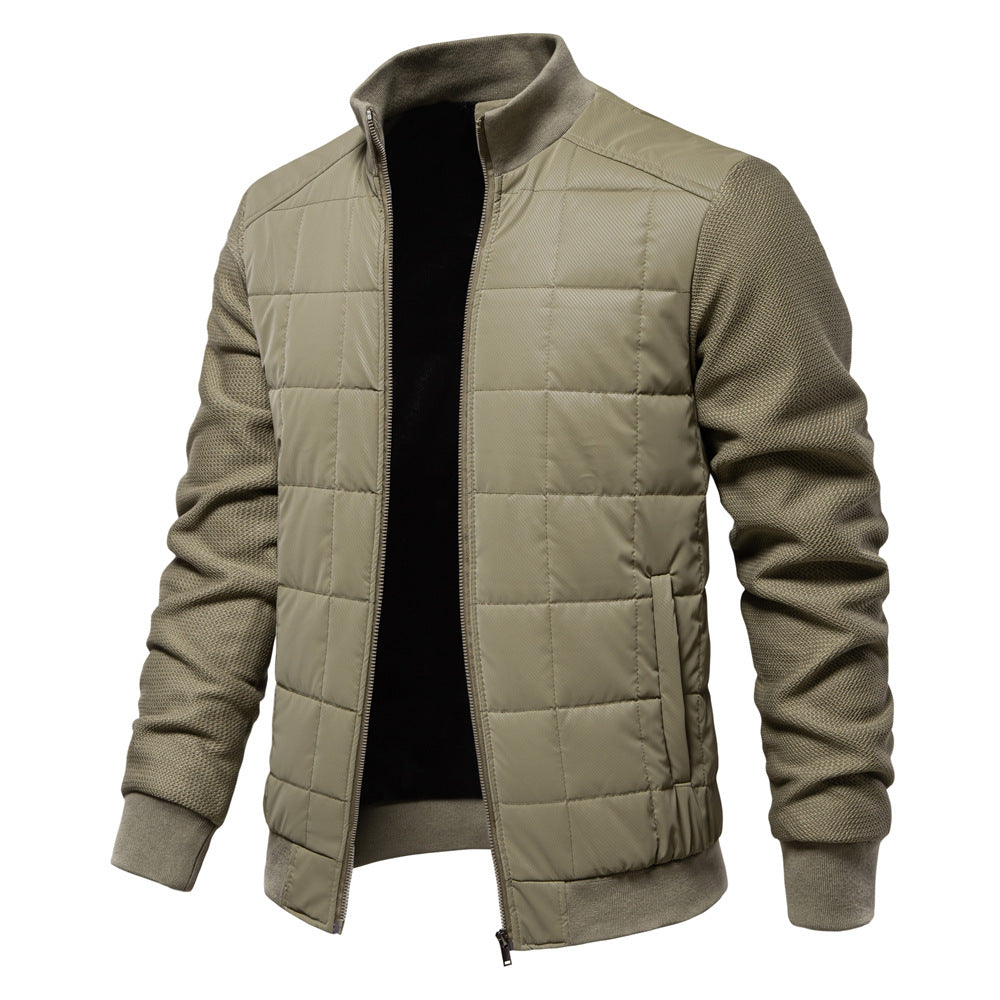 Herren Steppjacke mit sportlichen Details und praktischem Reißverschluss Echoarchiv