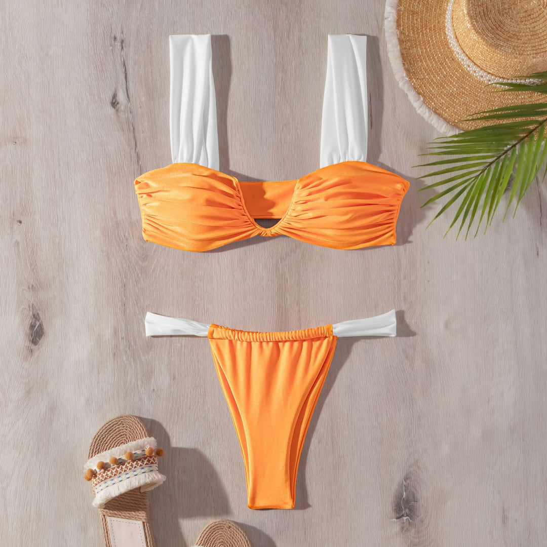 Damen Push-Up Bikini mit Rüschendetails Echo Archiv