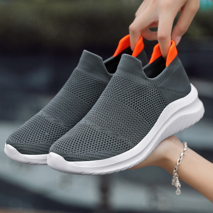 Unisex nan atmungsaktive Strick-Schlupfsneaker mit ergonomischem Memory-Fußbett Echo Archiv