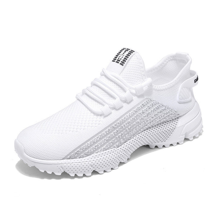 Herren nan atmungsaktive Stricksneaker mit profilierter Laufsohle und gepolsterter Fersenmanschette Echo Archiv
