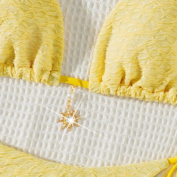 Damen Triangel-Bikini mit zarten Rüschendetails Echo Archiv