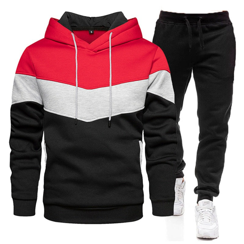 Herren Sportliches Hoodie- und Jogginghose-Set Echoarchiv