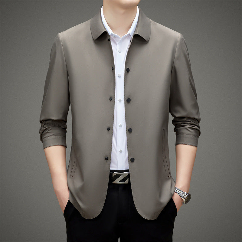 Herren modische Übergangsjacke mit praktischen Taschen und atmungsaktivem Material Echoarchiv