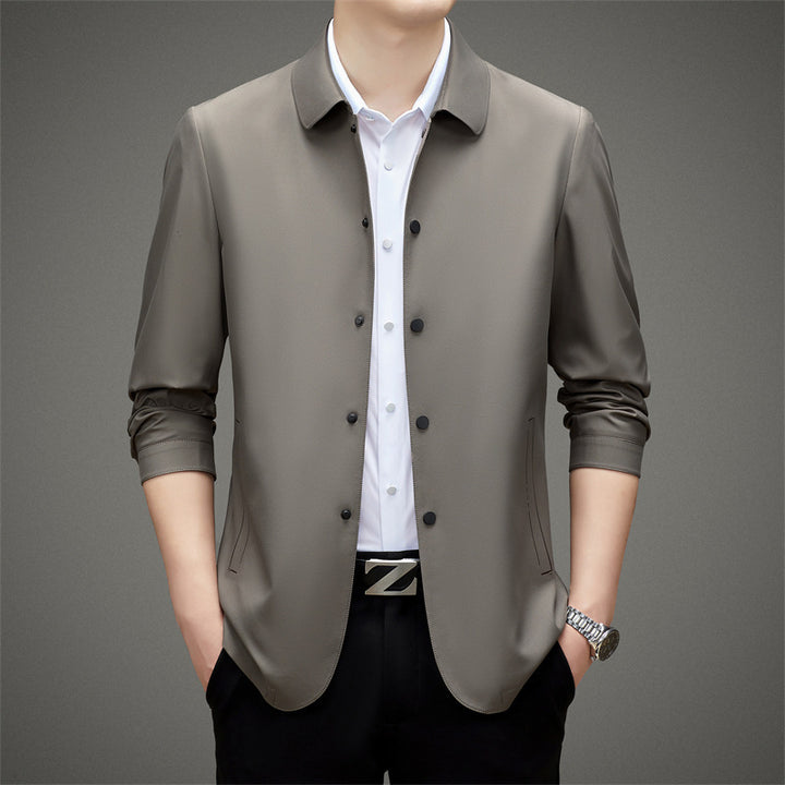 Herren modische Übergangsjacke mit praktischen Taschen und atmungsaktivem Material Echoarchiv
