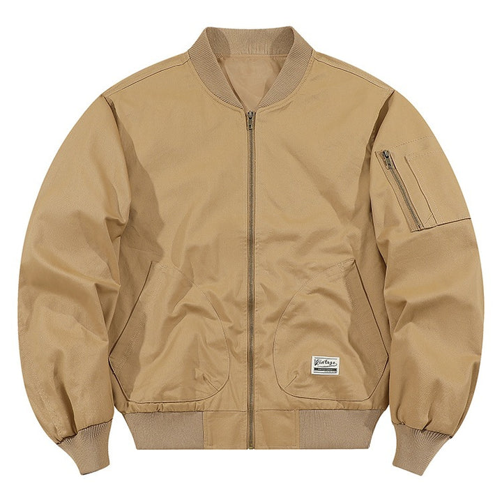 Herren Modische Bomberjacke mit praktischen Taschen Echo Archiv