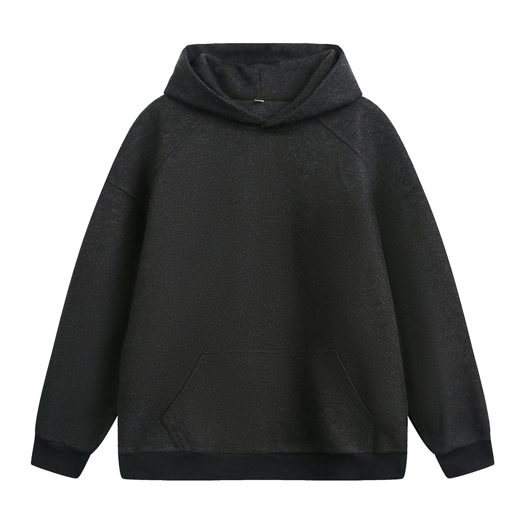 Unisex Schlichter Oversize-Kapuzenpullover aus French-Terry mit Kängurutasche Echo Archiv