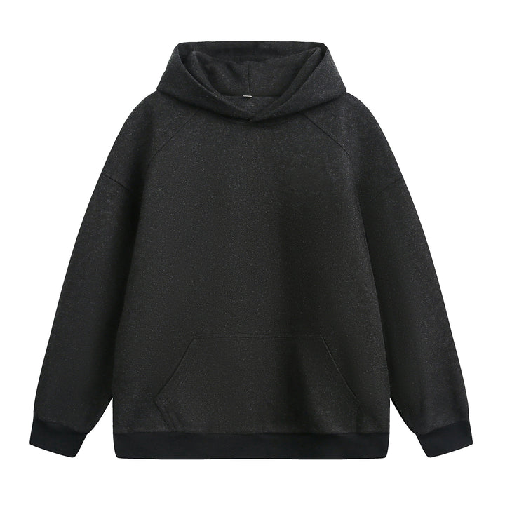Unisex Schlichter Oversize-Kapuzenpullover aus French-Terry mit Kängurutasche Echo Archiv