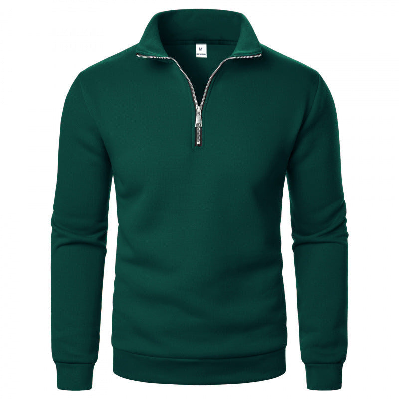 Herren Sportlicher Sweatpullover mit Stehkragen Echoarchiv
