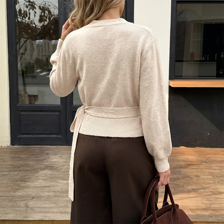 Damen Elegantes Wickeloberteil Echo Archiv