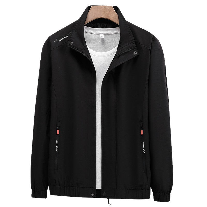 Herren winddichte Übergangsjacke mit praktischem Kapuzen-Design Echoarchiv