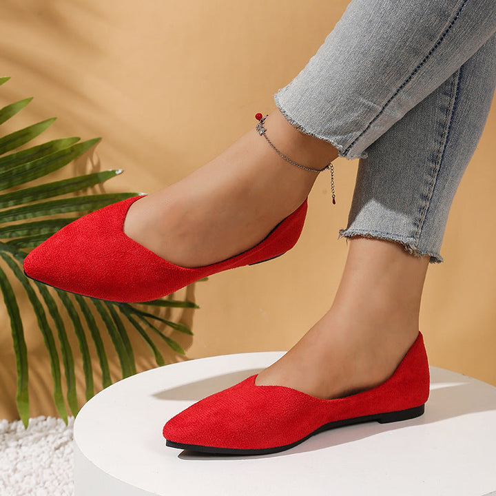 Damen elegante Ballerinas mit spitzer Zehenpartie und ultraleichter Sohlenkonstruktion Echoarchiv