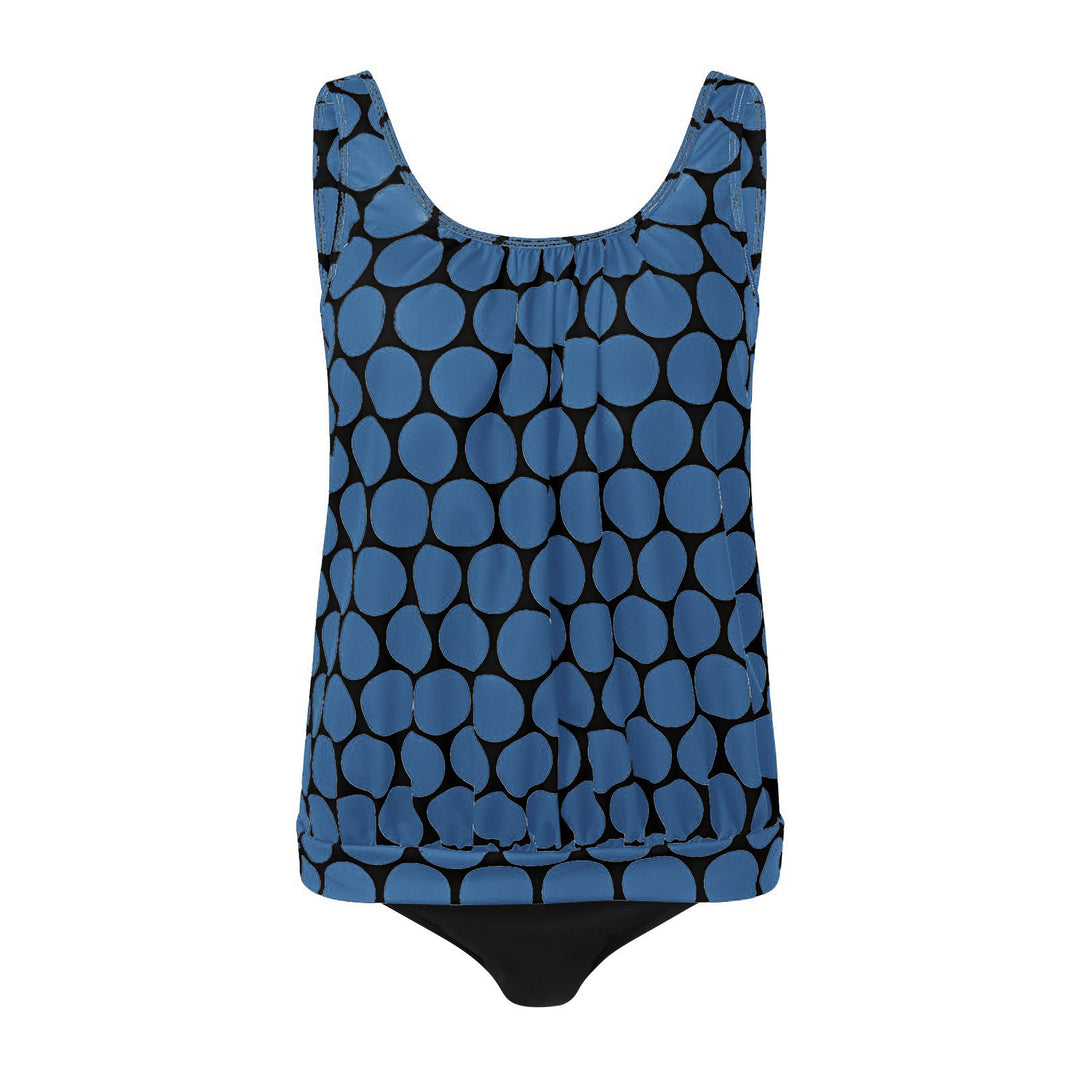 Damen lässiger Tankini mit hoher Taille und elegantem Schnitt Echo Archiv