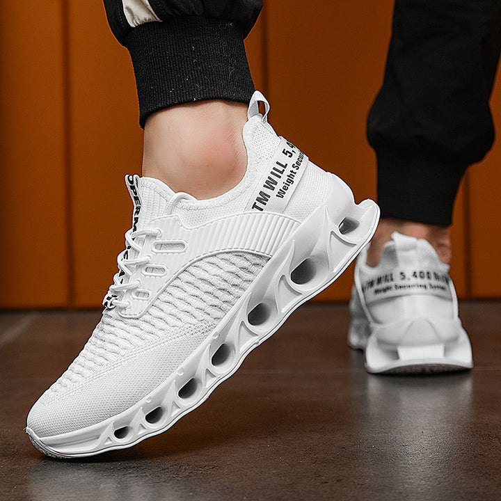 Unisex Performance-Sneaker mit innovativer gelochter Luftsohle und gestricktem Obermaterial – Norré