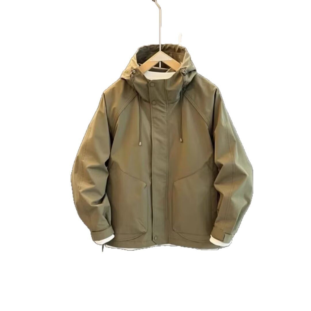 Herren technische Wetterjacke mit verstellbarer Kapuze Echoarchiv