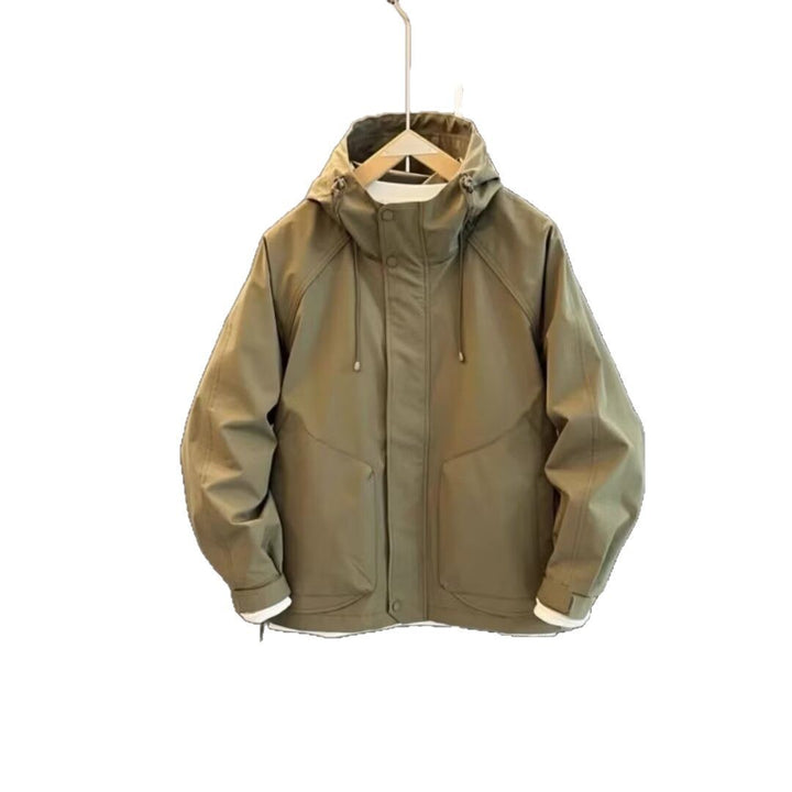 Herren technische Wetterjacke mit verstellbarer Kapuze Echoarchiv
