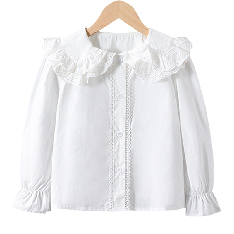 Damen Bluse mit Rüschendetails und romantischen Puffärmeln Echo Archiv