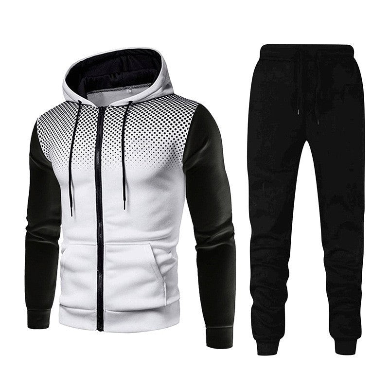 Herren sportliches Jogginganzug-Set mit stylischem Design und funktionalen Taschen Echoarchiv