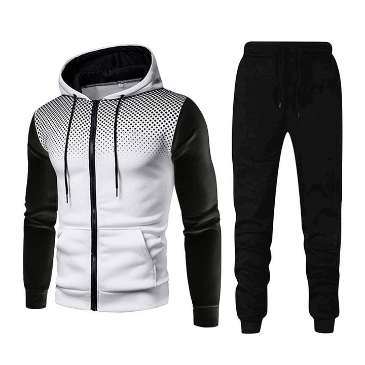 Herren Sportliches Hoodie und Jogginghose Set Echoarchiv