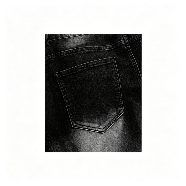 Herren Modische Ripped Jeanshose Echoarchiv